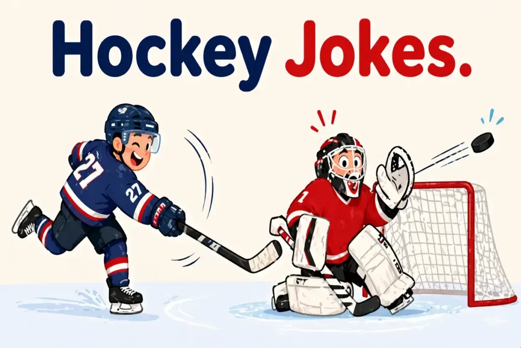 Chill And Playful Hockey Humor