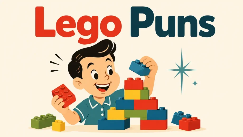 Lego Puns With Blockbuster Humor