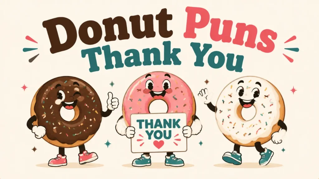 Donut Puns Thank You