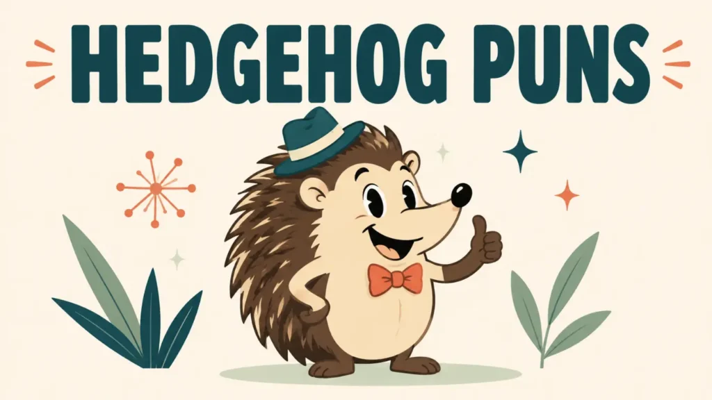 Hedgehog Puns