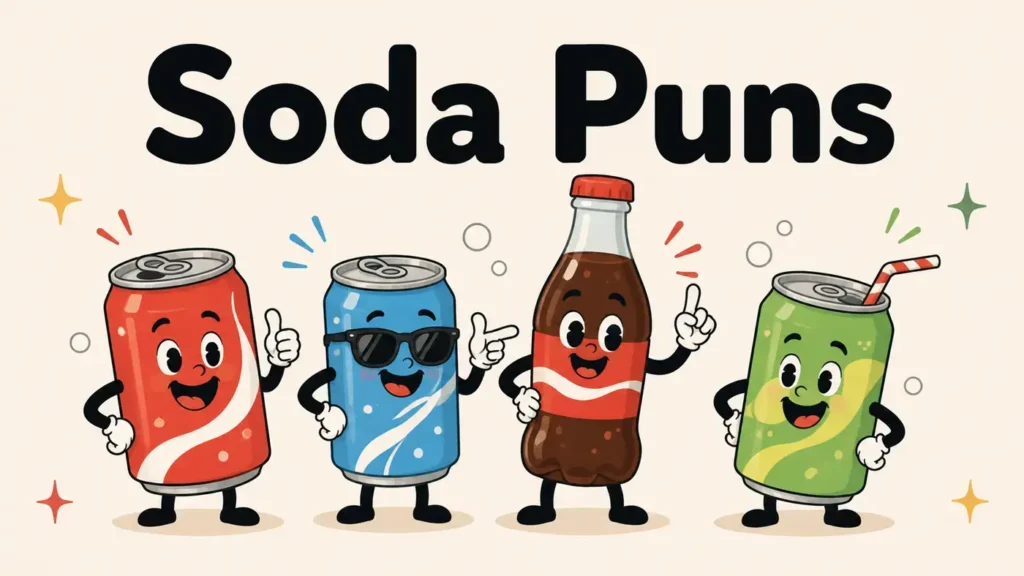 Soda Puns That Poptastically Fizz Up Every Laugh