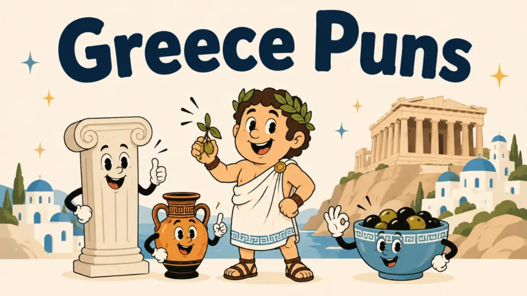 Greece Puns