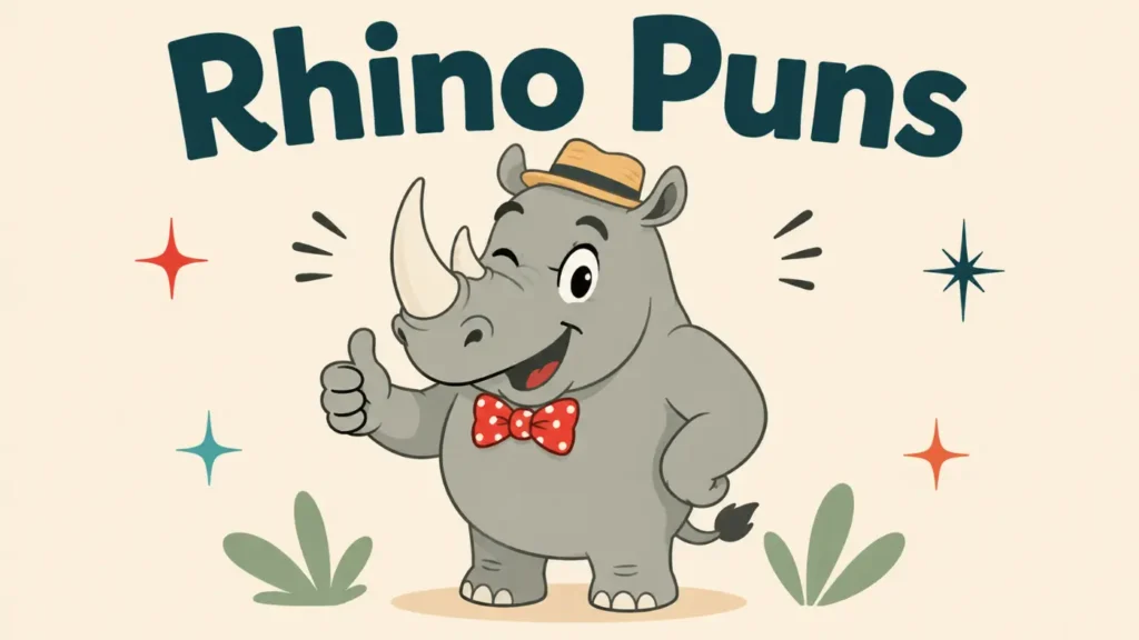 Rhino Puns That Are Hornestly Too Funny