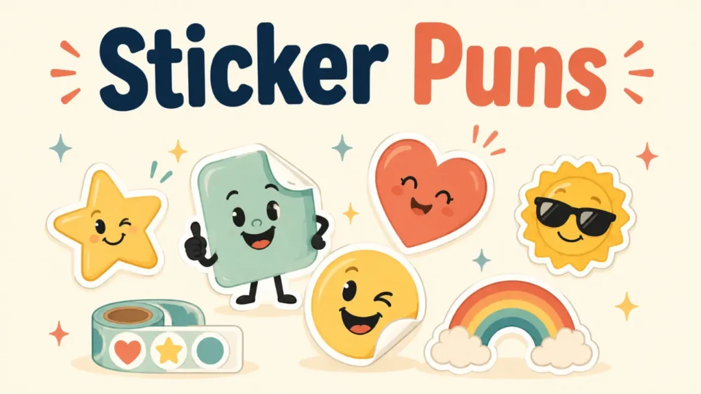 Sticker Puns That Are Stickin’ Hilarious