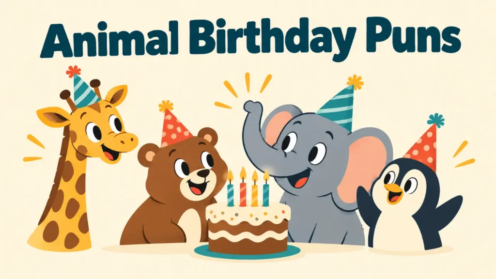 Animal Birthday Puns